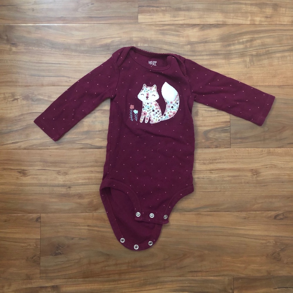 Maroon onesie (10 for $15 sale)